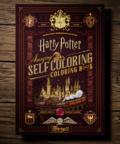 Harry Potter Self-Coloring Book by theory11