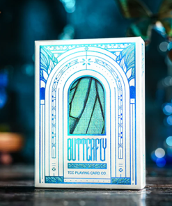 Prism Blue Morpho Playing Cards by TCC Fashion