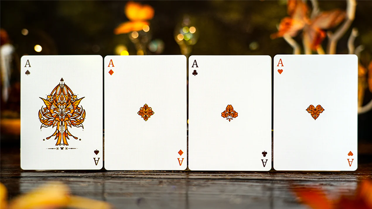 Amber Golden Morpho Playing Cards by TCC Fashion Amber Golden Morpho Playing Cards by TCC Fashion