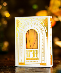 Amber Golden Morpho Playing Cards by TCC Fashion