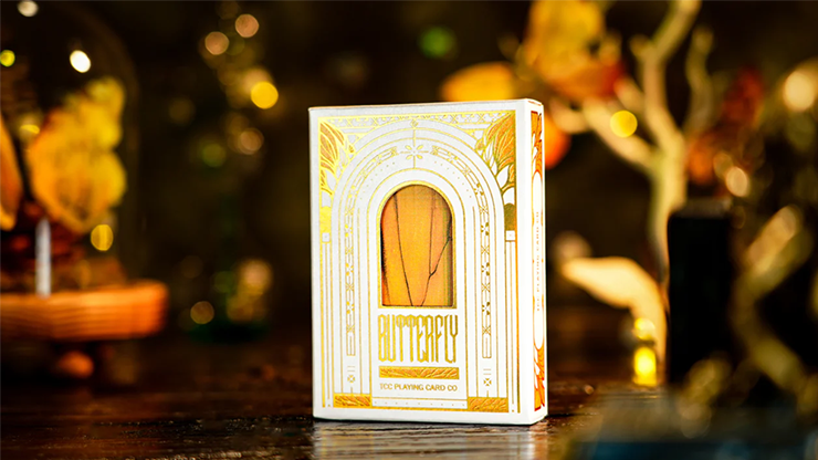 Amber Golden Morpho Playing Cards by TCC Fashion Amber Golden Morpho Playing Cards by TCC Fashion