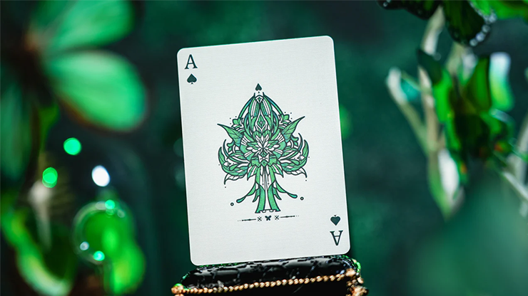 Emerald Green Morpho Playing Cards by TCC Fashion Emerald Green Morpho Playing Cards by TCC Fashion