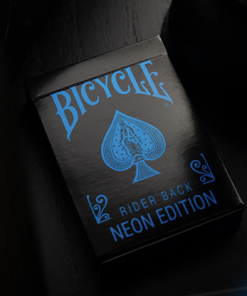 Bicycle Cool Blue Neon Rider Back Playing Cards