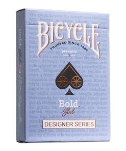 Designer Series: Bicycle Bold Slab Playing Cards by Elettra Deganello