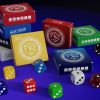 Regular Dice Set (9 Normal Dice) by IARVEL Magic (White)