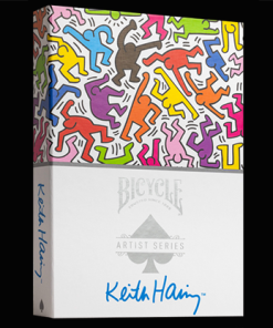Bicycle Keith Haring (Box Set Red and Blue) Playing Cars by US Playing Cards