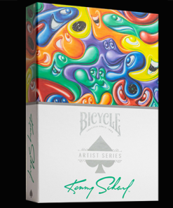 Bicycle Kenny Scharf Purple/Orange Box Set by US Playing Cards