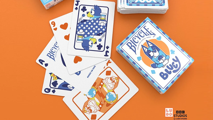 Bicycle Bluey Playing Cards by US Playing Cards Bicycle Bluey Playing Cards by US Playing Cards
