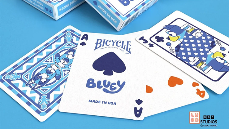 Bicycle Bluey Playing Cards by US Playing Cards Bicycle Bluey Playing Cards by US Playing Cards