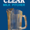 CLEAR Large Milk Pitcher - MAK     ESTATE