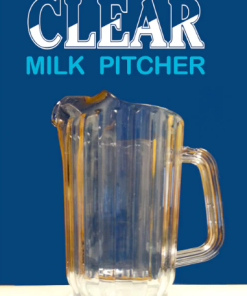 CLEAR Large Milk Pitcher - MAK     ESTATE