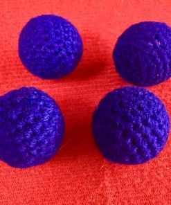 Crochet Ball Set BLUE (.75 inch)