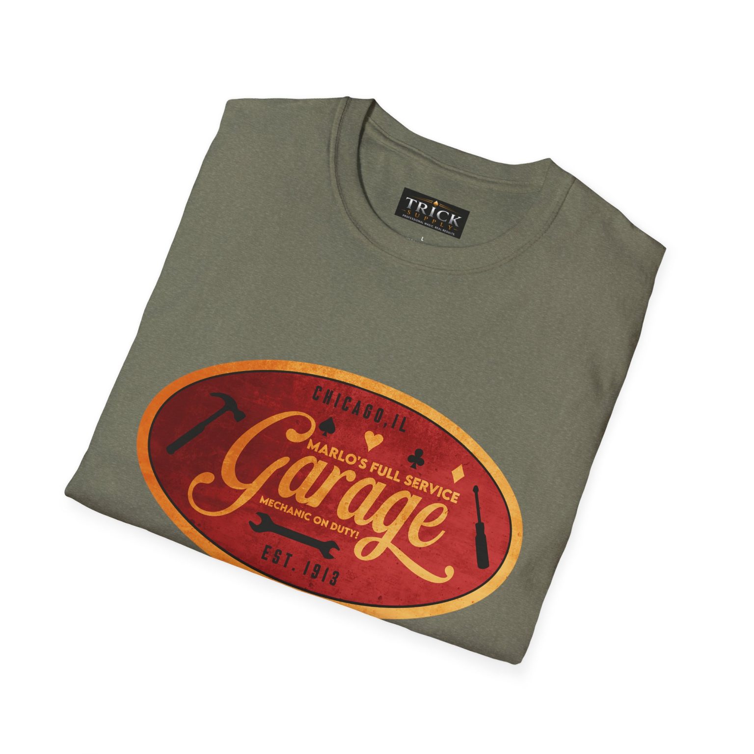 Marlo's Garage Vintage Logo T-Shirt — Retro Graphic