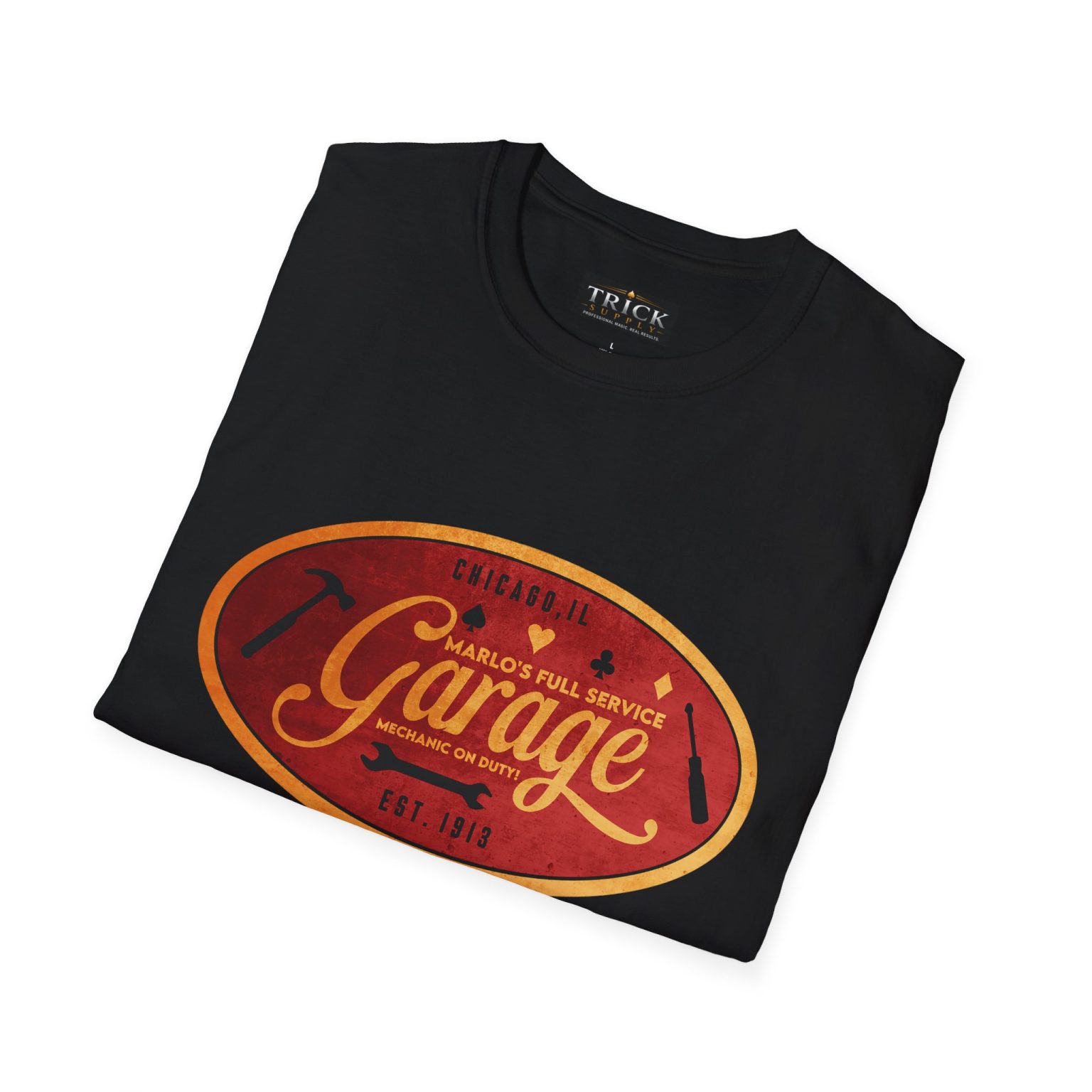 Marlo's Garage Vintage Logo T-Shirt — Retro Graphic