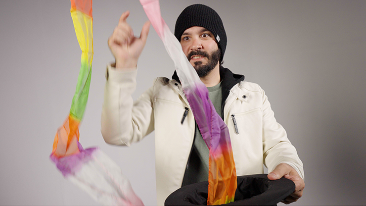 PRO SILK COLOSSAL RAINBOW STREAMER 33 foot X 18 inch by Murphy's Magic PRO SILK COLOSSAL RAINBOW STREAMER 33 foot X 18 inch by Murphy's Magic