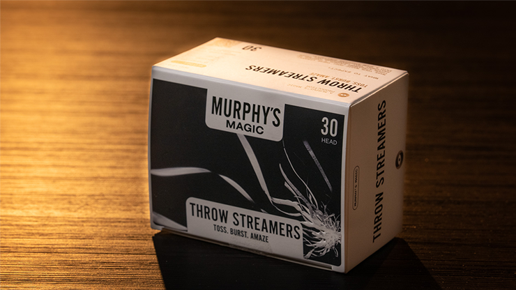Throw Streamers 12 pk. (White / 30 Head) by Murphy's Magic Throw Streamers 12 pk. (White / 30 Head) by Murphy's Magic