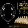Needle Through Balloon Refill Pack (25 Count) by Big Guy's Magic Needle Through Balloon Refill Pack (25 Count) by Big Guy's Magic