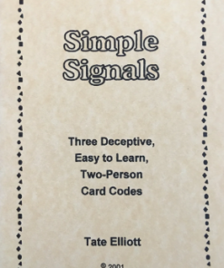 Simple Signals (book) - Tate Elliot