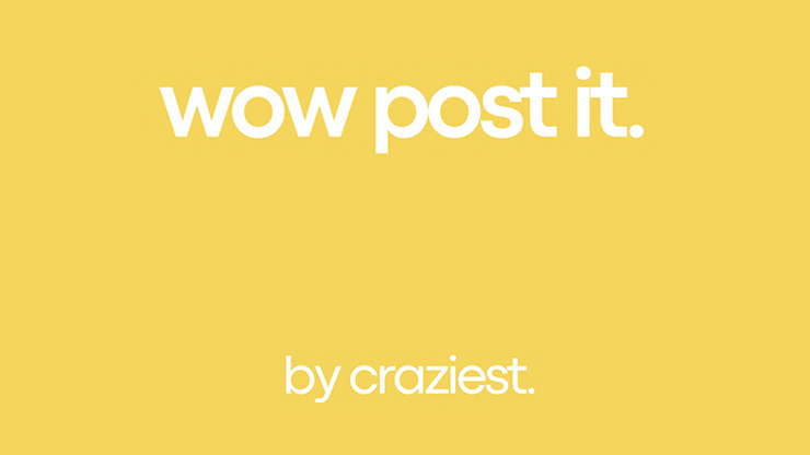 WOW Post-it by Craziest WOW Post-it by Craziest