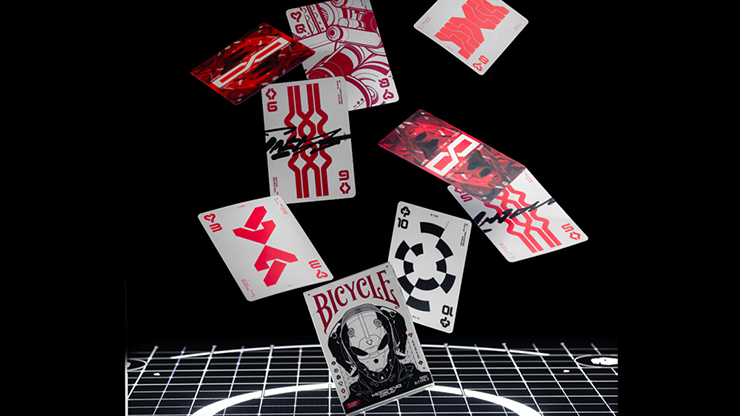 Bicycle Machine56 R-TYPE/3 White Playing Cards by RunIt Decks Bicycle Machine56 R-TYPE/3 White Playing Cards by RunIt Decks