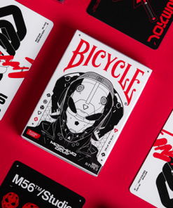Bicycle Machine56 R-TYPE/3 White Playing Cards by RunIt Decks