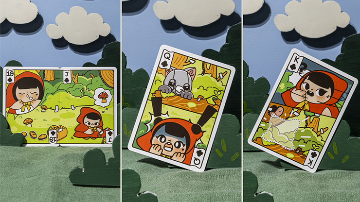 Bicycle Paper Royals Red Riding Hood Playing Cards by RunIt Decks Bicycle Paper Royals Red Riding Hood Playing Cards by RunIt Decks