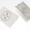 Black Roses White Gold Foil Playing Cards