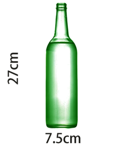 Self Exploding Green Beer Bottle (Large) by Wance