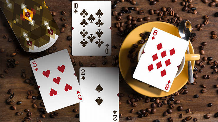 Diamon Playing Cards N° 27 Dark Roast by Dutch Card House Company Diamon Playing Cards N° 27 Dark Roast by Dutch Card House Company