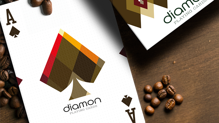 Diamon Playing Cards N° 27 Dark Roast by Dutch Card House Company Diamon Playing Cards N° 27 Dark Roast by Dutch Card House Company