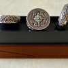 Coin Vault Case and Display Set (Brown)