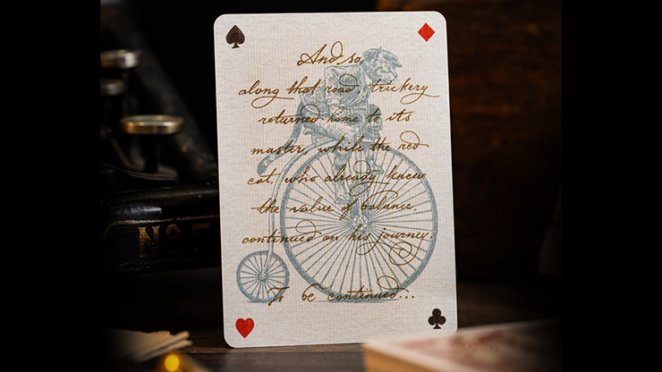 Le Voyage Du Chat Rouge Playing Cards by Stockholm17 Le Voyage Du Chat Rouge Playing Cards by Stockholm17