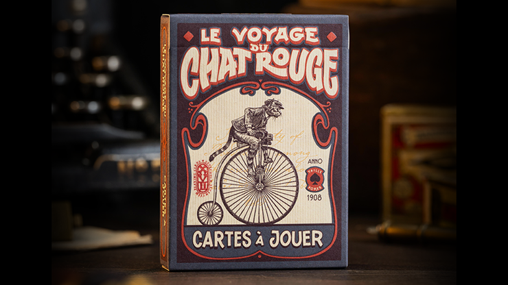 Le Voyage Du Chat Rouge Playing Cards by Stockholm17 Le Voyage Du Chat Rouge Playing Cards by Stockholm17