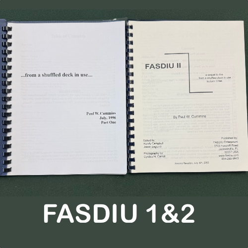 FASDIU 1 & 2 by Paul Cummins (Book) *ESTATE FASDIU 1 & 2 by Paul Cummins (Book) *ESTATE