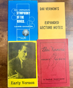 Dai Vernon Manuscript Collection (4 Books) *ESTATE