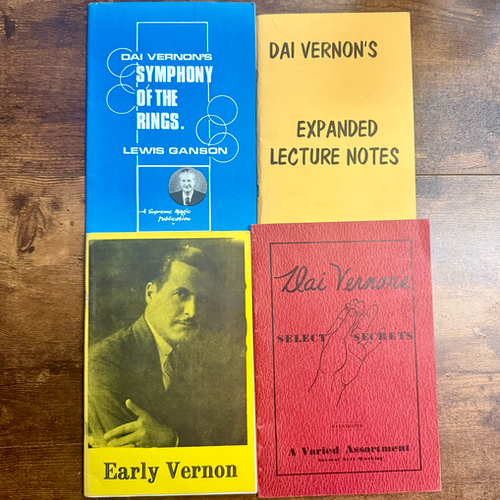 Dai Vernon Manuscript Collection (4 Books) *ESTATE