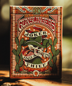Gunslingers Poker (Red) Playing Cards