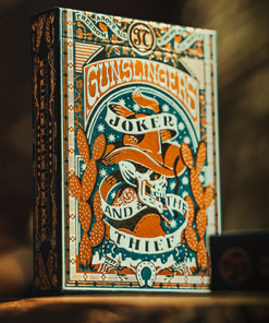 Gunslingers Poker (Blue) Playing Cards