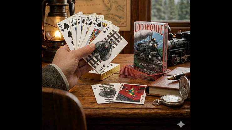 Locomotive Playing Cards by Collectable Playing Cards Locomotive Playing Cards by Collectable Playing Cards