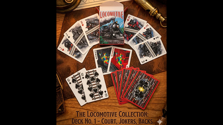 Locomotive Playing Cards by Collectable Playing Cards Locomotive Playing Cards by Collectable Playing Cards