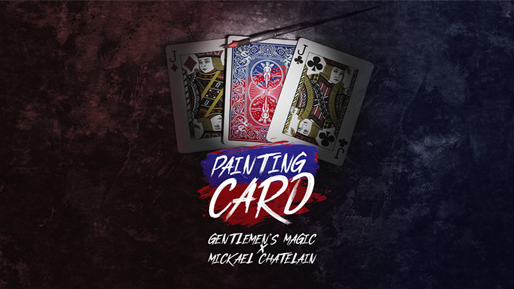 Painting Card (Red) by Mickael Chatelain & Gentlemen's Magic Painting Card (Red) by Mickael Chatelain & Gentlemen's Magic