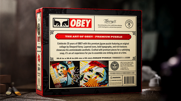 OBEY Jigsaw Puzzle by theory11 OBEY Jigsaw Puzzle by theory11