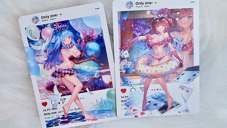 Sweet Cosplay Show - Azure Summer Playing Cards Sweet Cosplay Show - Azure Summer Playing Cards