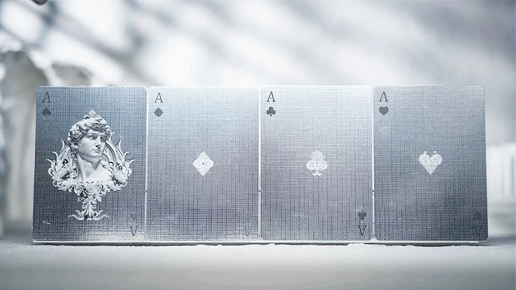 Alabaster Michelangelo Luxury Playing Cards by TCC Fashion Alabaster Michelangelo Luxury Playing Cards by TCC Fashion
