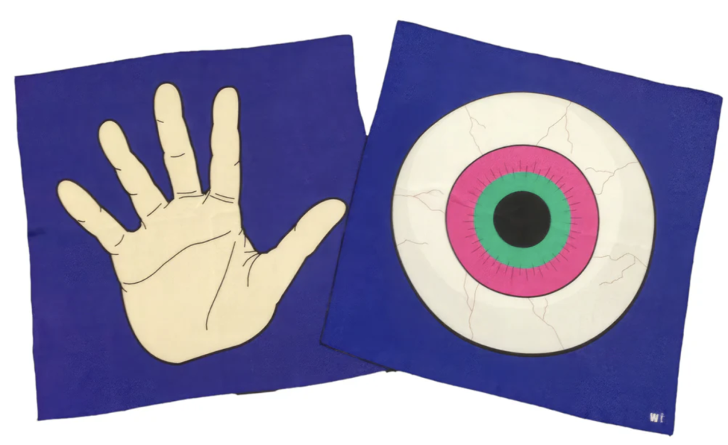 Hand and Eye Silk Trick- Barry Mitchel   ESTATE